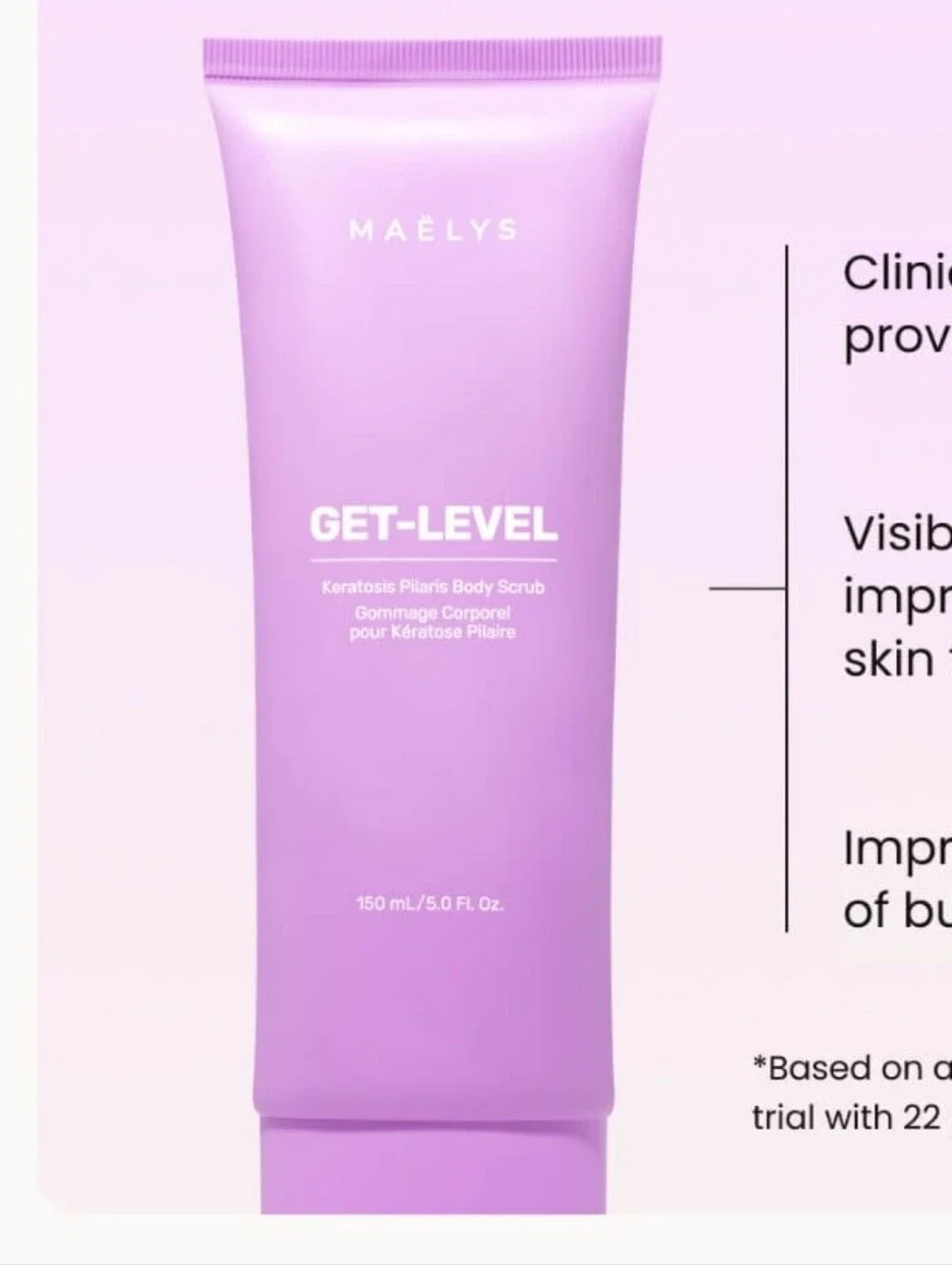MAËLYS GET-LEVEL Keratosis Pilaris Body Scrub